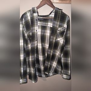 Button up hoodie